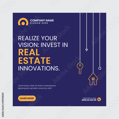 Real Estate Social Media Post Template