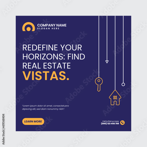 Real Estate Social Media Post Template