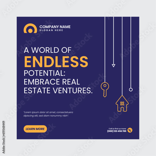 Real Estate Social Media Post Template