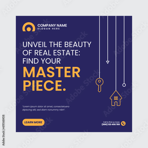Real Estate Social Media Post Template