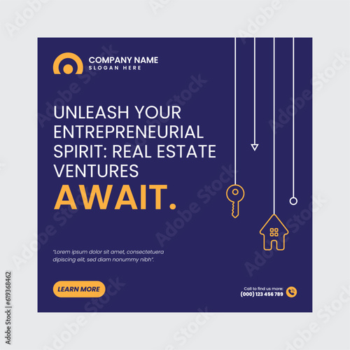 Real Estate Social Media Post Template