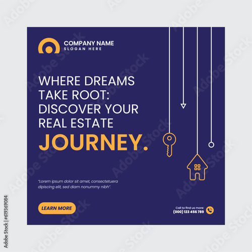 Real Estate Social Media Post Template