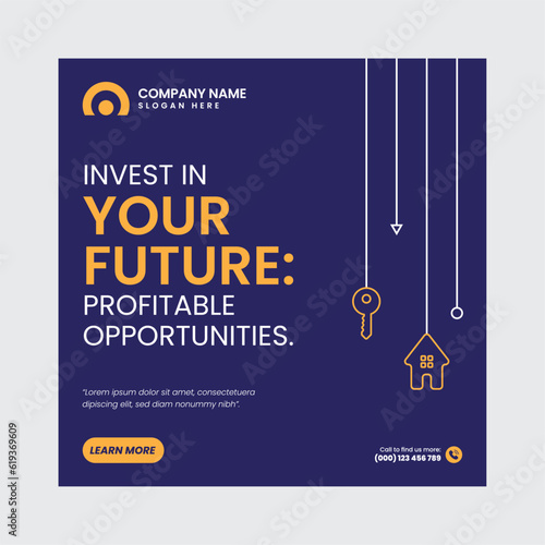 Real Estate Social Media Post Template