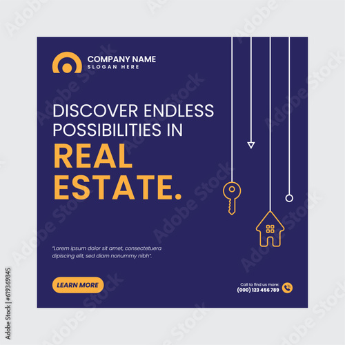 Real Estate Social Media Post Template