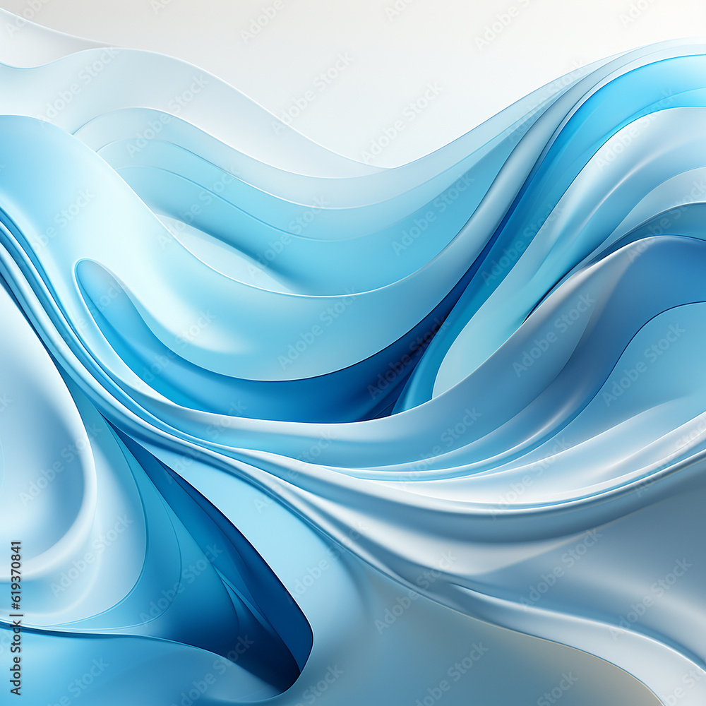Fototapeta premium Light Blue Background, generative AI