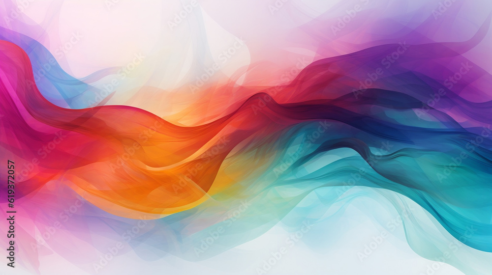 Fototapeta premium Textured Multicolored Stripes, Generative Ai