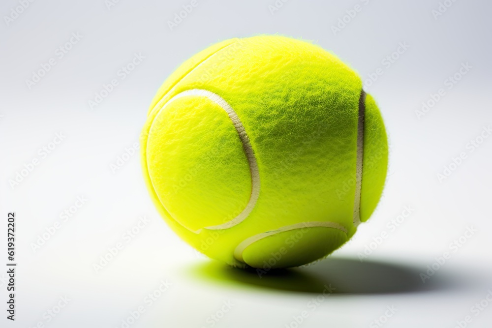Tennis ball Isolated On White Background
