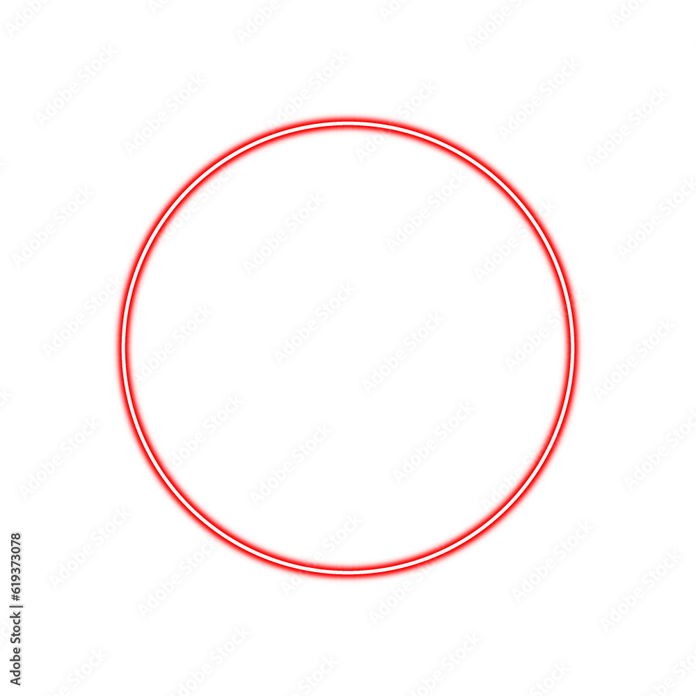 text frame neon light circle cute colorful text frame neon light circle cute colorful