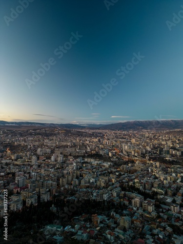 Beautiful view of the Tbilisi cityscape
