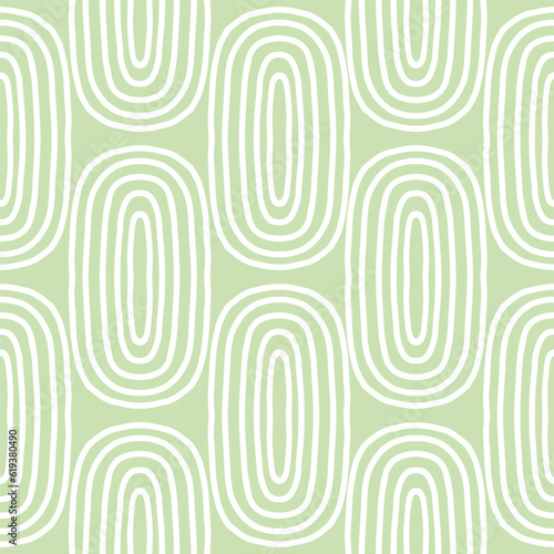 Simple and elegant seamless pattern with Zen Lines. Abstract seamless texture in retro style. Hand drawn ink lines background. Simple geometry