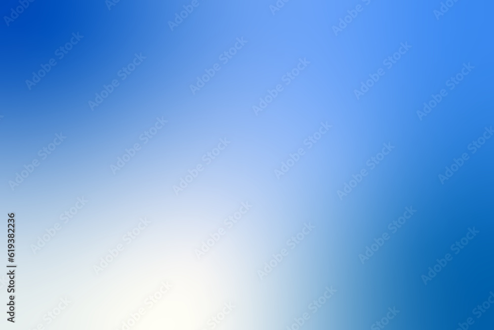 Blue and white abstract gradient background