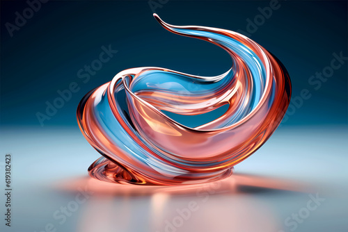 Beauty in Motion, Light Shining on Golding Splash of Oil, Creating Smooth and Elegant Swirls, Ideal for Fuel and Luxury Concepts, generative ai.