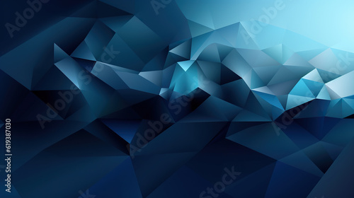 abstract blue scientific background. Created with Generative AI technology. 