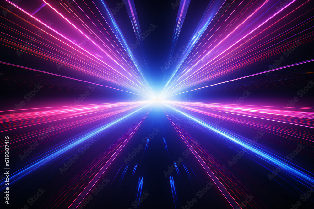 Neon fiber optic lines abstract texture background, abstract speed lines technology background Neon fiber optic lines abstract texture background, abstract speed lines technology background
