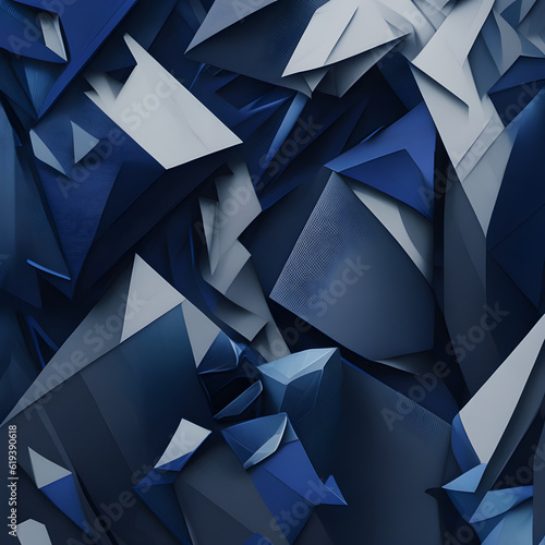 Camuflage, darkblue gray, future design, illustration, angular shapes, geometric, figures, abstraction, highresolution