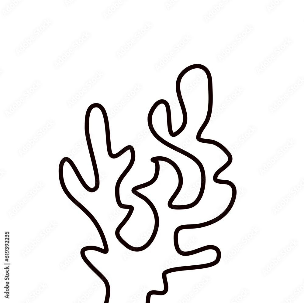 Coral Outline Coral Outline
