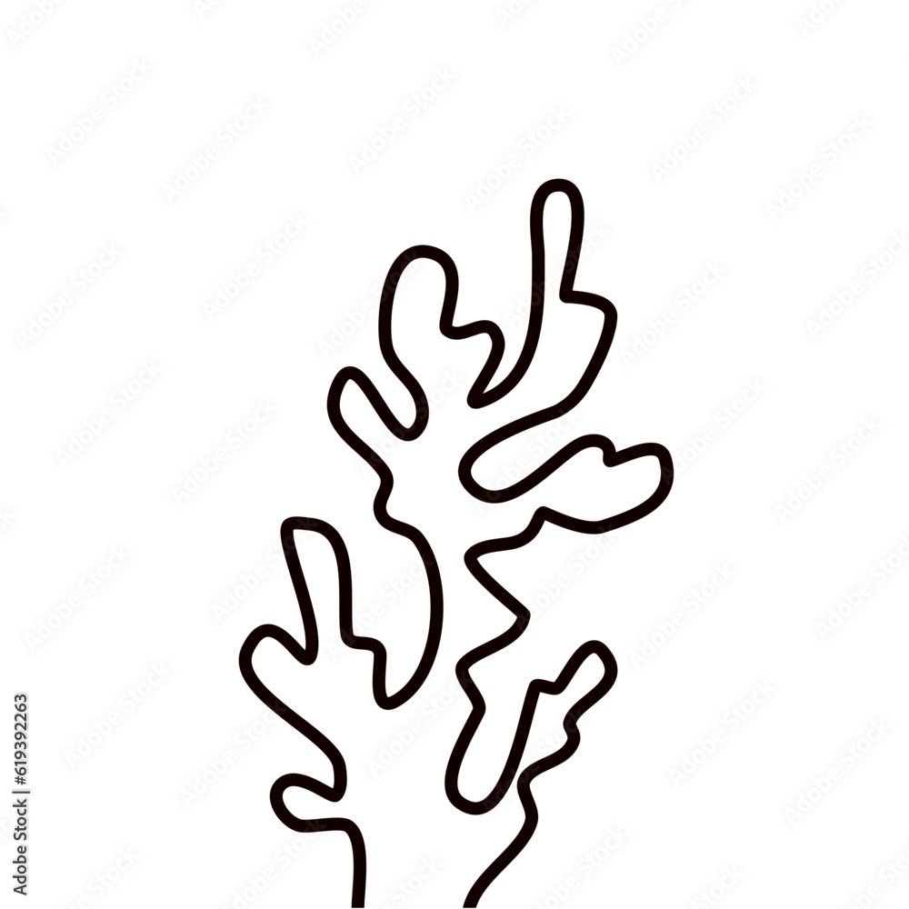 Coral Outline Coral Outline