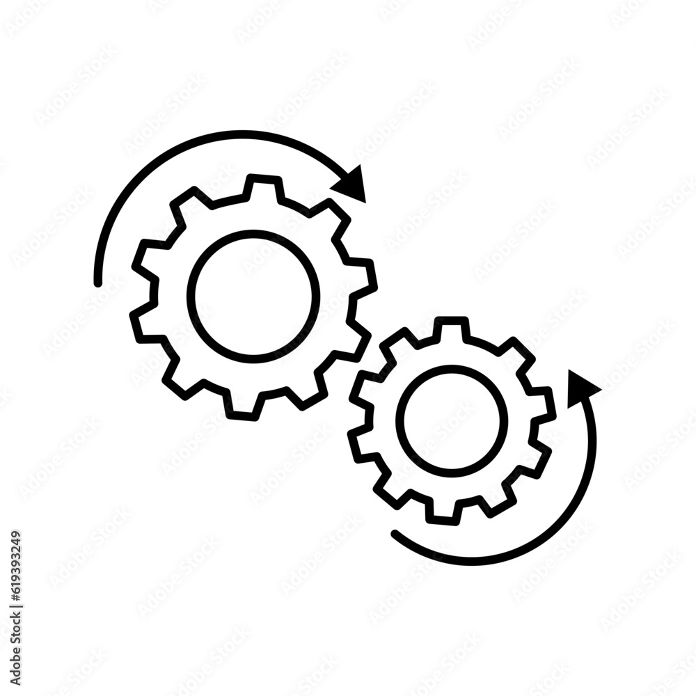 Сustomisation vector icon. customize illustration sign. mechanical symbol. settings logo. Option mark.	