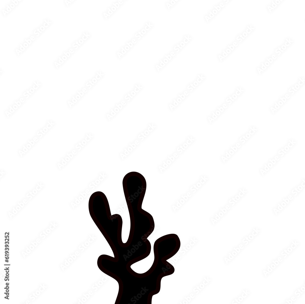 Coral Silhouette Coral Silhouette