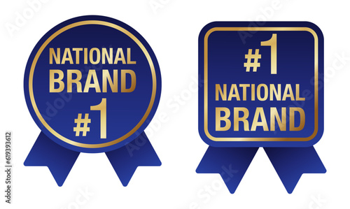 National Brand number 1 stamp for best seller
