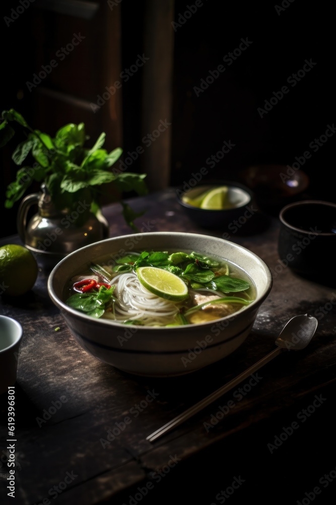 Pho ga soup chicken vietnamese Pho ga soup chicken vietnamese