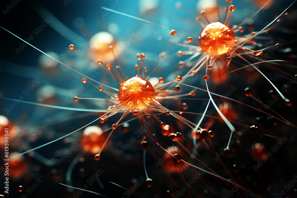 Stained image of cancer cells undergoing mitosis, cytology Generative ... Biology Diagrams