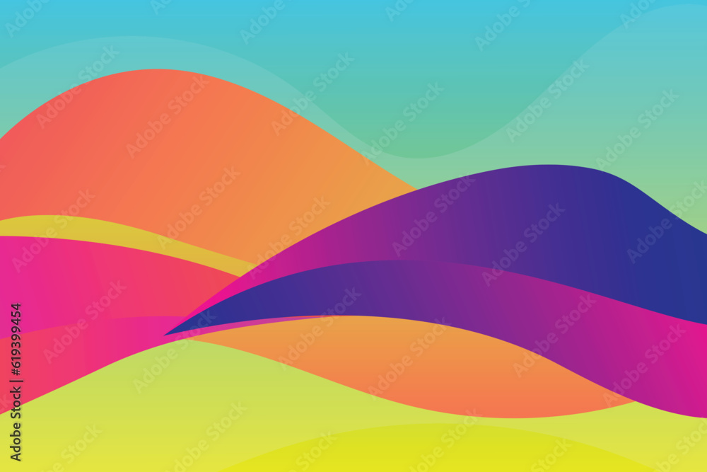 Fototapeta premium abstract background with rainbow