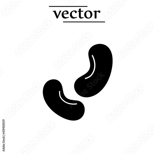 Jelly beans vector icon, simple sign illustration on white background..eps