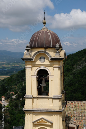 bell tower of the San Felice church, in Cantalice