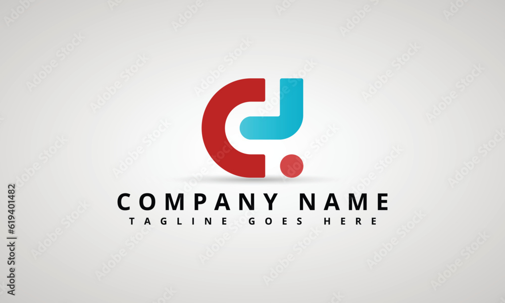 Obraz premium Abstract Letter C Logo Icon Set For Corporate Identity Design. Water Drop Sign.
