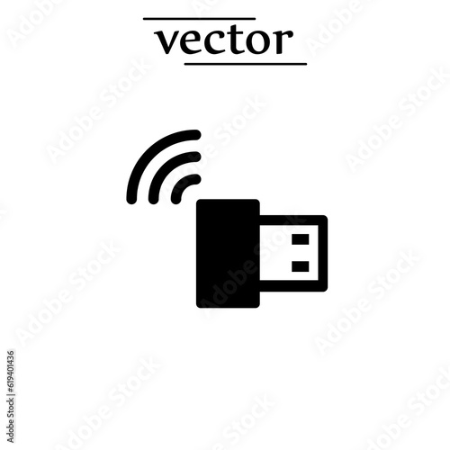 WiFi Wireless nano icon illustration on white background..eps