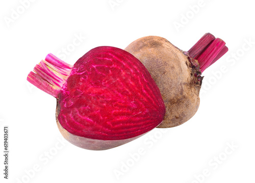 beet root and half isolated  transparent png