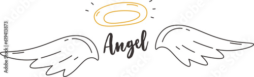 Angel Wings With Halo