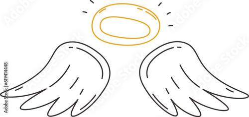 Angel Wings With Halo