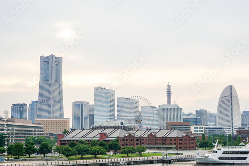 神奈川県横浜市の港の風景 © Kazu8