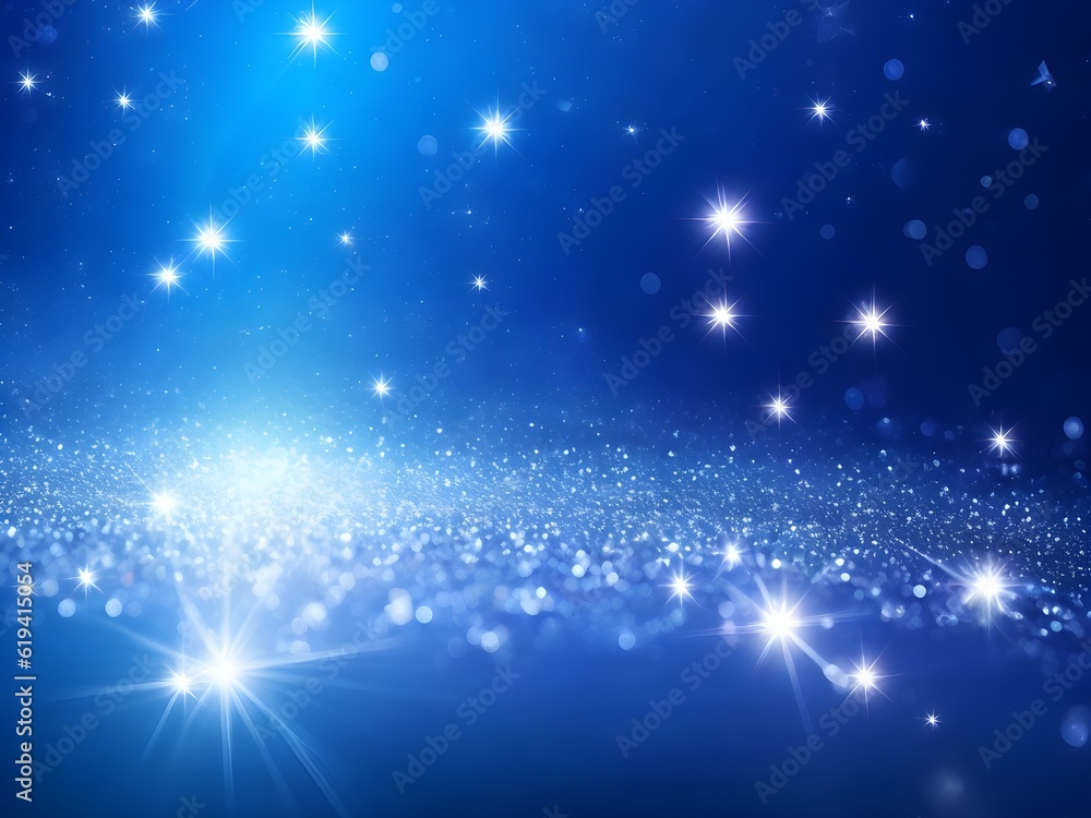 abstract blue background with stars abstract blue background with stars