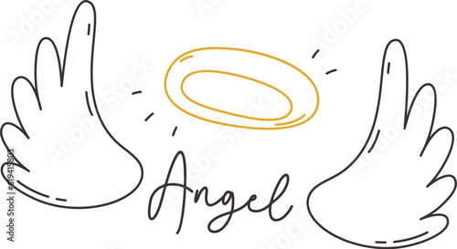 Angel Wings With Halo