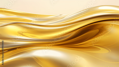 Beauty in Motion, Light Shining on Golding Splash of Oil, Creating Smooth and Elegant Swirls, Ideal for Fuel and Luxury Concepts, generative ai.