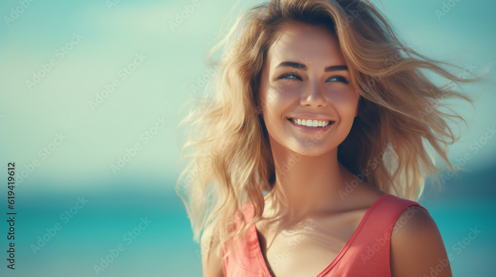 Beautiful Brunette, modern, strong Woman, a Portrait Beautiful Brunette, modern, strong Woman, a Portrait