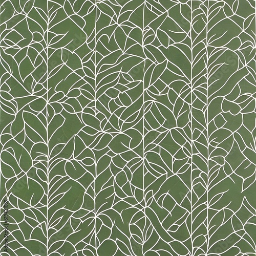 seamless pattern with leaves,AI generated