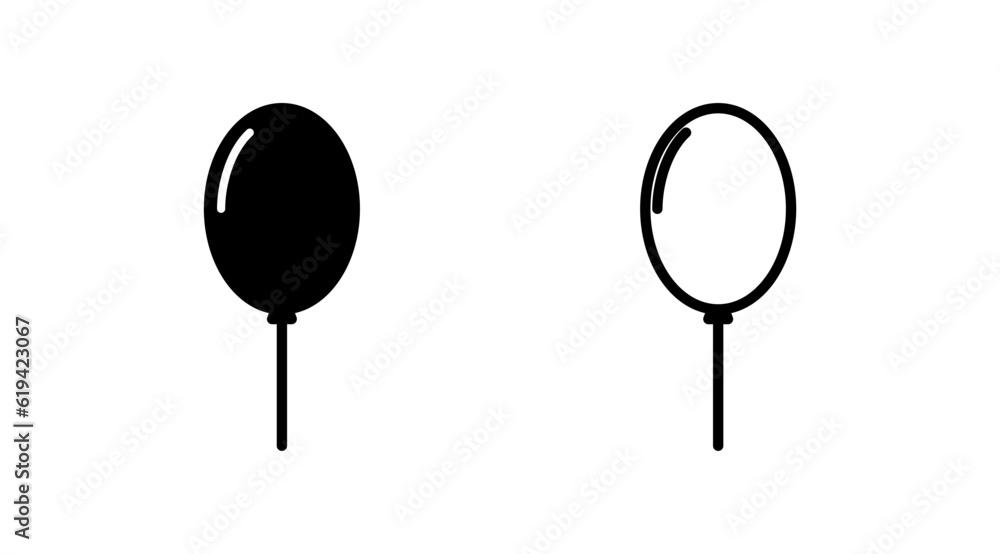 Balloon icon vector. air balloon icon isolated Balloon icon vector. air balloon icon isolated