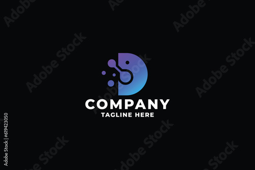Digitalex Letter D Pro Logo Template

