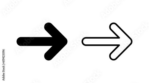 Arrow icon. Arrow symbol. Arrow icon for your web design.