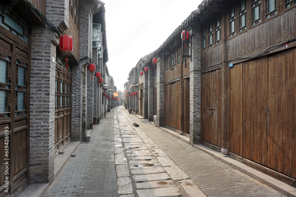 Hexia Ancient Town, Huai'an city, Jiangsu Province, China, was built in the late Spring and Autumn Period, with a history of about 2,500 years, and is a national 5A level tourist attraction.