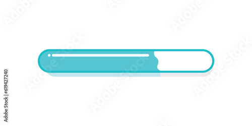 70%まで進んだプログレスバー - ローディング･アップデートや進捗状況のイメージ素材
