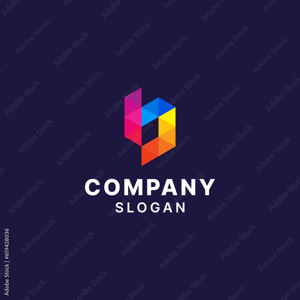 Letter B Simple Monogram Logo Letter B Simple Monogram Logo
