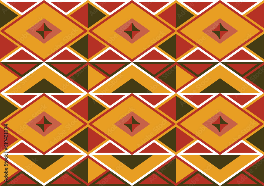 abstract seamless pattern background, orange, yellow and green colors, geometric template for wallpaper, poster. abstract seamless pattern background, orange, yellow and green colors, geometric template for wallpaper, poster.