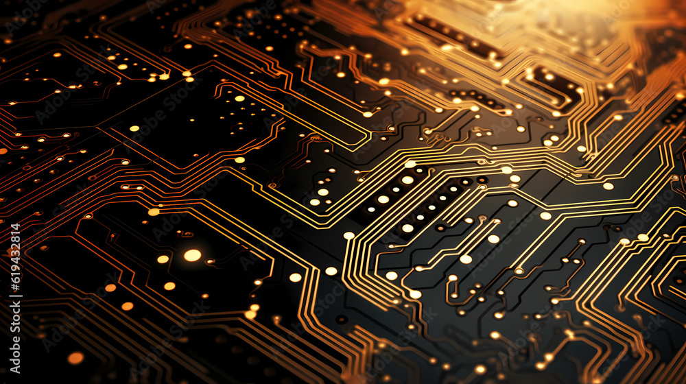3D Render. Circuit Board.
Generative AI 3D Render. Circuit Board.
Generative AI