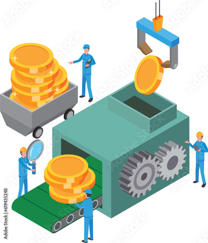 資産運用のイメージイラスト