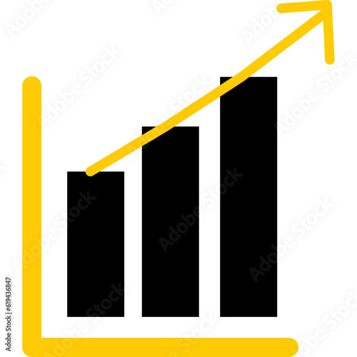 Chart Up Office Icon Set